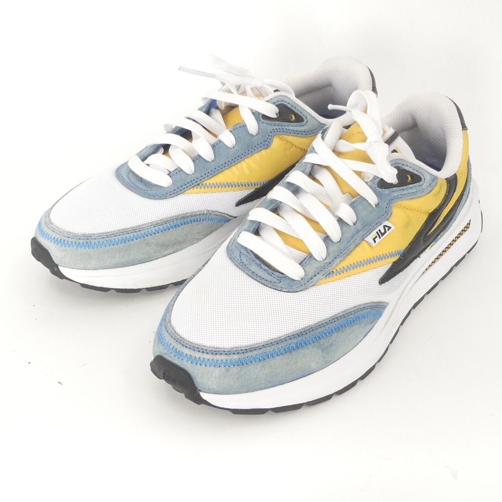 Fila Renno 1CM01280-138 White Mesh Lace Up Lifestyle Sneakers Shoes Men's9‎
